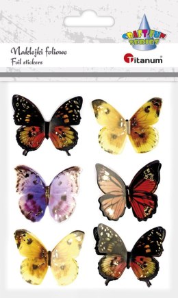 Naklejka (nalepka) Craft-Fun Series motyle 3D Titanum (set1) Titanum