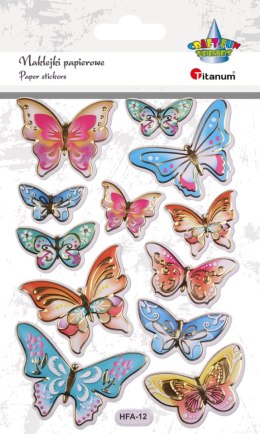 Naklejka (nalepka) Craft-Fun Series wypukła Motyle Titanum (HFA-012) Titanum