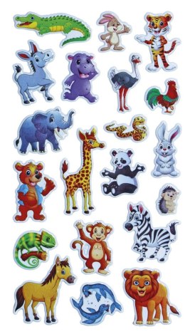 Naklejka (nalepka) Craft-Fun Series zwierzęta wypukłe Titanum (JN-U046) Titanum