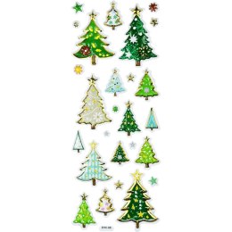 Naklejki świąteczne Craft-Fun Series choinki Titanum (EVC-08) Titanum