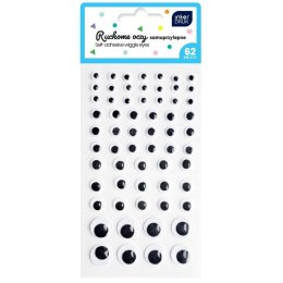 Oczka ruchome samoprzylepne 5902277356895 62 szt Interdruk (62 szt) Interdruk