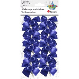 Ozdoba materiałowa Craft-Fun Series kokardy niebieskie Titanum (19YH29-2) Titanum