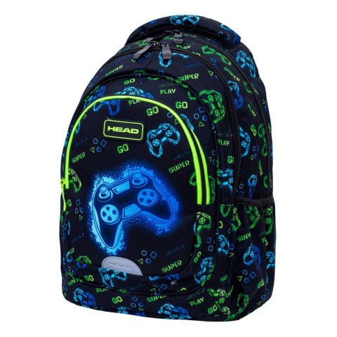 Plecak Go playing Neon Head (502025041) Head
