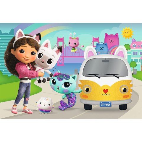 Puzzle Gabby Gabby i kocie przygody 60 el. Trefl (17415) Trefl