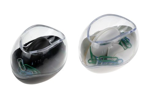 Spinacze standard w pudełku magnetycznym kolorowe 28mm 20 szt Titanum Titanum