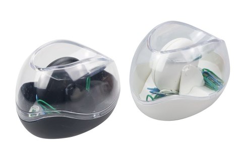 Spinacze standard w pudełku magnetycznym kolorowe 28mm 20 szt Titanum Titanum