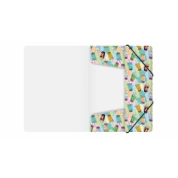 Teczka plastikowa na gumkę BUBBLE TEA A4 mix Biurfol (TGN-A4-37) Biurfol