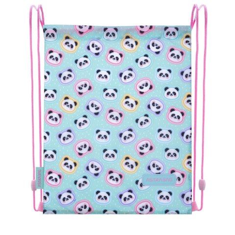 Worek na buty Astrabag Minty Pandas Astra (507025005) Astra