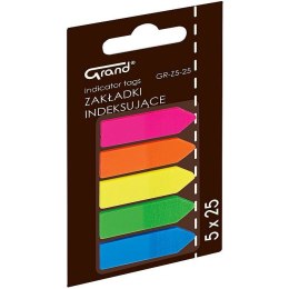 Zakładki indeksujące Strzałki 125k [mm:] 45x12 Grand (GR-Z5-25) Grand