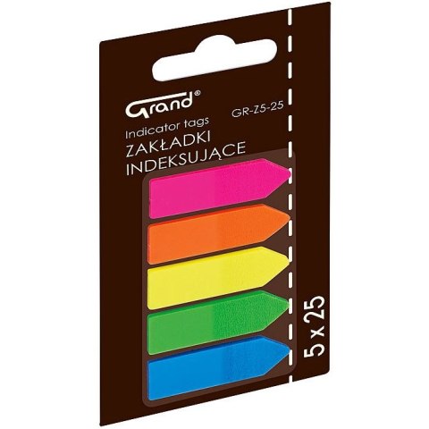 Zakładki indeksujące Strzałki 125k [mm:] 45x12 Grand (GR-Z5-25) Grand