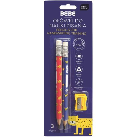 Zestaw piśmienniczy BEBE KIDS 2 szt jumbo + temerówka Bebe Bebe