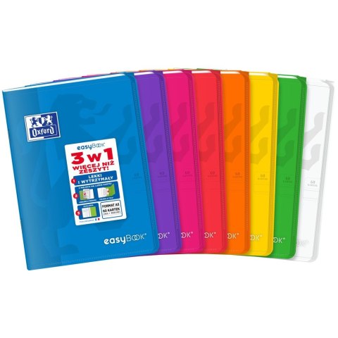 Zeszyt EASYBOOK A5 60k. 90g linia Oxford (400146694) Oxford