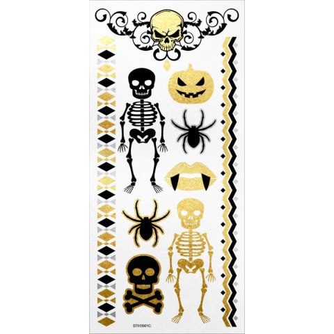 Akcesoria do kostiumów metaliczne tatuaże Arpex (KO4603) Arpex