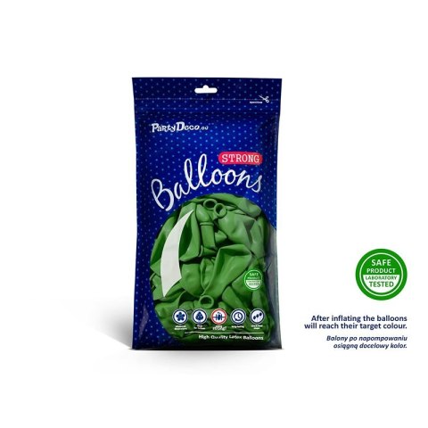 Balon gumowy Party Deco BALONY STRONG PASTEL pastelowy 50 szt zielony jasny Partydeco (SB12P-102J/50) Partydeco