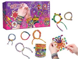 Bransoletka zestaw do tworzenia bransoletek sznurkowych, z koralikami Adar (623187) Adar