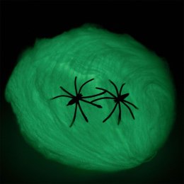 Dekoracja Świecąca w ciemności pajęczyna z pająkiem Arpex (HA2318) Arpex