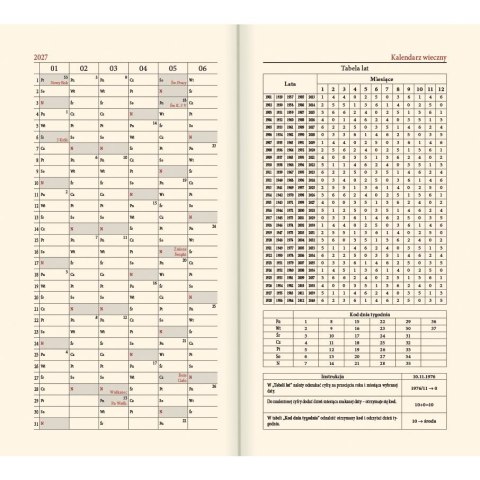 Kalendarz książkowy (terminarz) A6 Lucrum (TS11) Lucrum