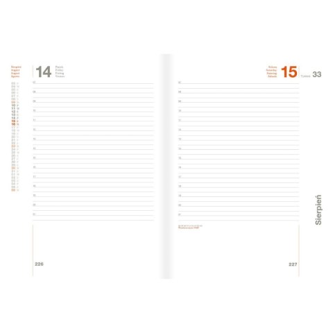 Kalendarz książkowy (terminarz) MAGIC 150mm x 210mm Oxford (400204136) Oxford