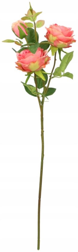 Kwiaty róża 3 szt. 67cm czerwona Home And Garden (6768) Home And Garden