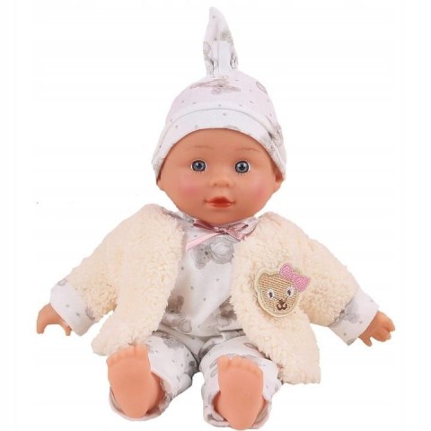 Lalka Bobas Julka w beżowym futerku [mm:] 320 Smily Play (SP84373) Smily Play