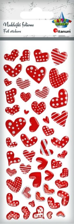 Naklejka (nalepka) Craft-Fun Series Serca Titanum (JYG04) Titanum