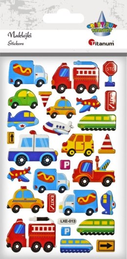 Naklejka (nalepka) Craft-Fun Series pojazdy, znaki drogowe Titanum (LXE-013) Titanum