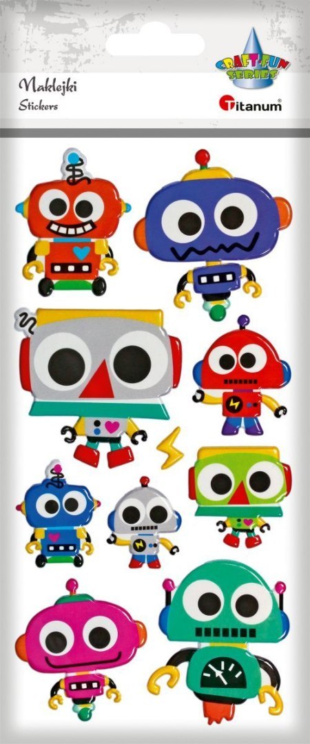 Naklejka (nalepka) Craft-Fun Series wypukłe miękkie Titanum (SWP-2416) Titanum
