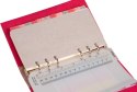 Organizer NABUK MEMOFIX malinowy [mm:] 145x100 Antra (B6) Antra