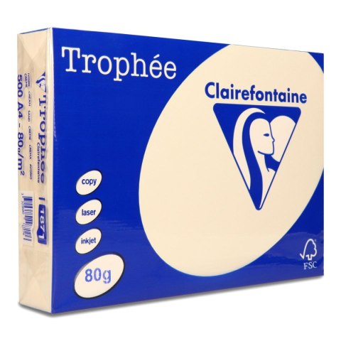 Papier kolorowy kolorowy A4 piaskowy 500k. 80g Trophee (xca41871) Trophee