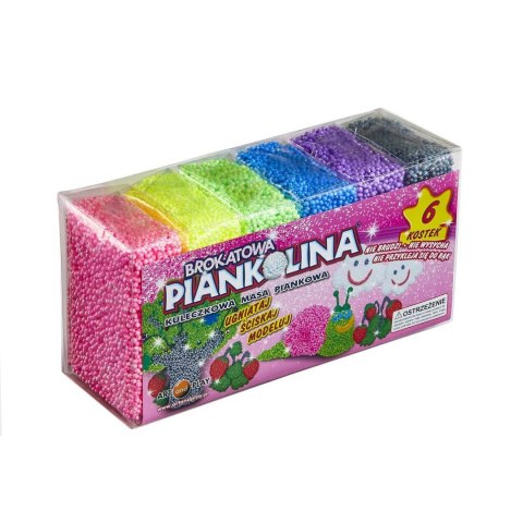 Piankolina 6 kol. brokatowa mix Art And Play S.c. (06_10001606) Art And Play S.c.