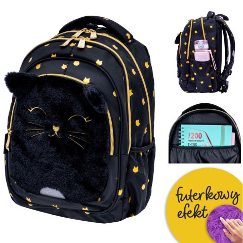 Plecak Astrabag Fluffy Kitty Black Astra (502025021) Astra