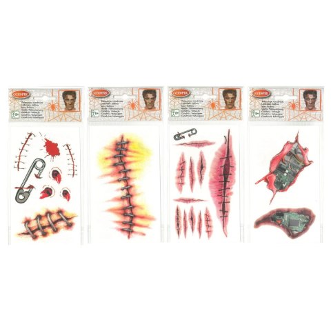 Tatuaż Halloween rany Arpex (KO9784) Arpex