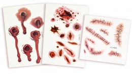 Tatuaż zmywalny rany Arpex (KO7529) Arpex