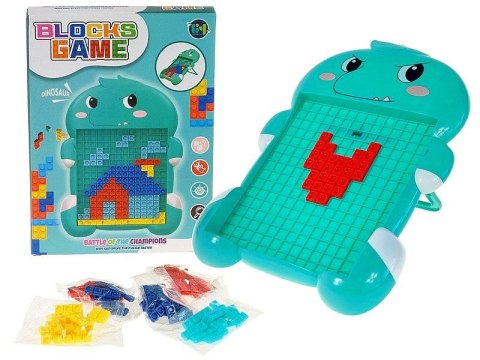 Układanka z klocków, wtykanka, dinozaur Adar (625365) Adar