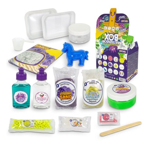 Zestaw kreatywny dla dzieci Zestaw mas sensorycznych Multisensory Box Tuban (TU8328) Tuban