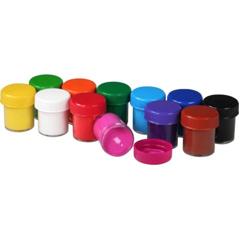 Farby plakatowe kolor: mix 20ml 12 kolor. Fun&Joy (FJ-012) Fun&Joy