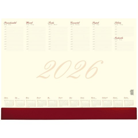 Kalendarz biurkowy BIUWAR biurkowy Wydawnictwo Wokół Nas (KB049K) Wydawnictwo Wokół Nas