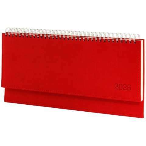 Kalendarz biurkowy CZERWONY VIVELLA LEŻĄCY 300mm x 145mm Wydawnictwo Wokół Nas (KB 047 B) Wydawnictwo Wokół Nas