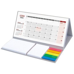 Kalendarz biurkowy MAXI biurkowy z notesem 305mm x 99mm Wydawnictwo Wokół Nas (KB 064 B SZARY) Wydawnictwo Wokół Nas