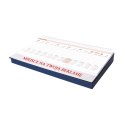 Kalendarz biurkowy Z PIÓRNIKIEM GRANATOWY 290mm x 180mm Wydawnictwo Wokół Nas (KB 033 B) Wydawnictwo Wokół Nas