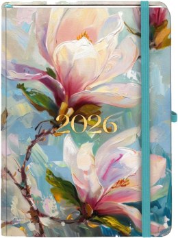 Kalendarz książkowy (terminarz) 2026 BOTANICAL DNS A5 Antra (KWAIATOWA HARMONIA) Antra