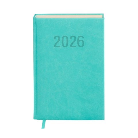 Kalendarz książkowy (terminarz) 2026 COLOROFIX DNS A5 Antra (TURKUSOWY) Antra