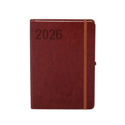 Kalendarz książkowy (terminarz) 2026 FORMALIZM TDW A4 Antra (BRĄZOWY) Antra