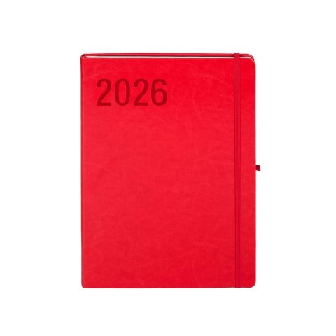Kalendarz książkowy (terminarz) 2026 FORMALIZM TDW A4 Antra (CZERWONY) Antra