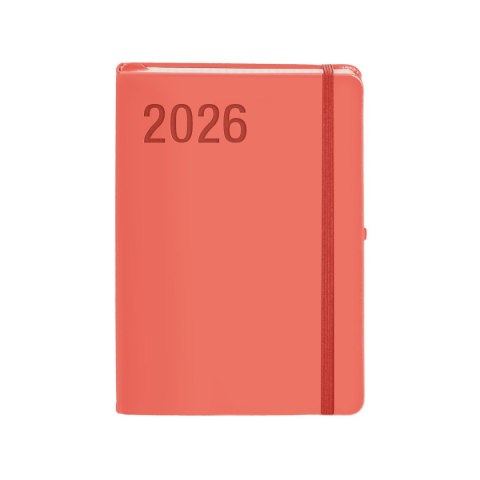 Kalendarz książkowy (terminarz) 2026 FORMALIZM TDW A5 Antra (koralowy) Antra