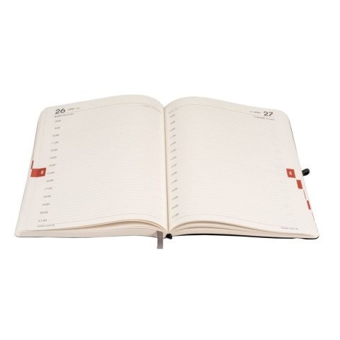 Kalendarz książkowy (terminarz) 2026 IMPRESJA DNS B5 Antra (czarny) Antra