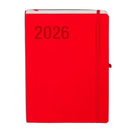 Kalendarz książkowy (terminarz) 2026 IMPRESJA DNS B5 Antra (czerwony) Antra
