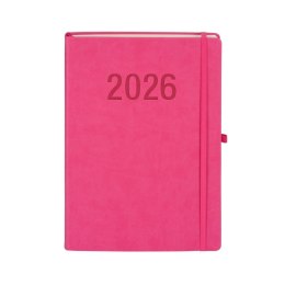 Kalendarz książkowy (terminarz) 2026 MEMOFIX DNS A4 Antra (RÓŻOWY) Antra