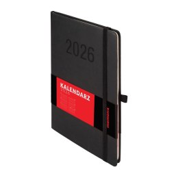 Kalendarz książkowy (terminarz) 2026 MEMOFIX TDW A5 Antra (CZARNY) Antra