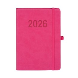 Kalendarz książkowy (terminarz) 2026 MEMOFIX TDW A5 Antra (RÓŻOWY) Antra
